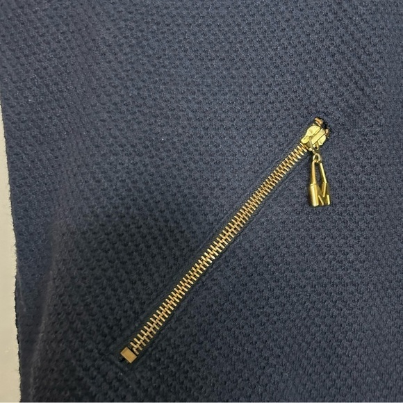 Vintage 1970s Mondi Sports Textured Sporty Rich Navy Track Suit women’s XL - Picture 3 of 14